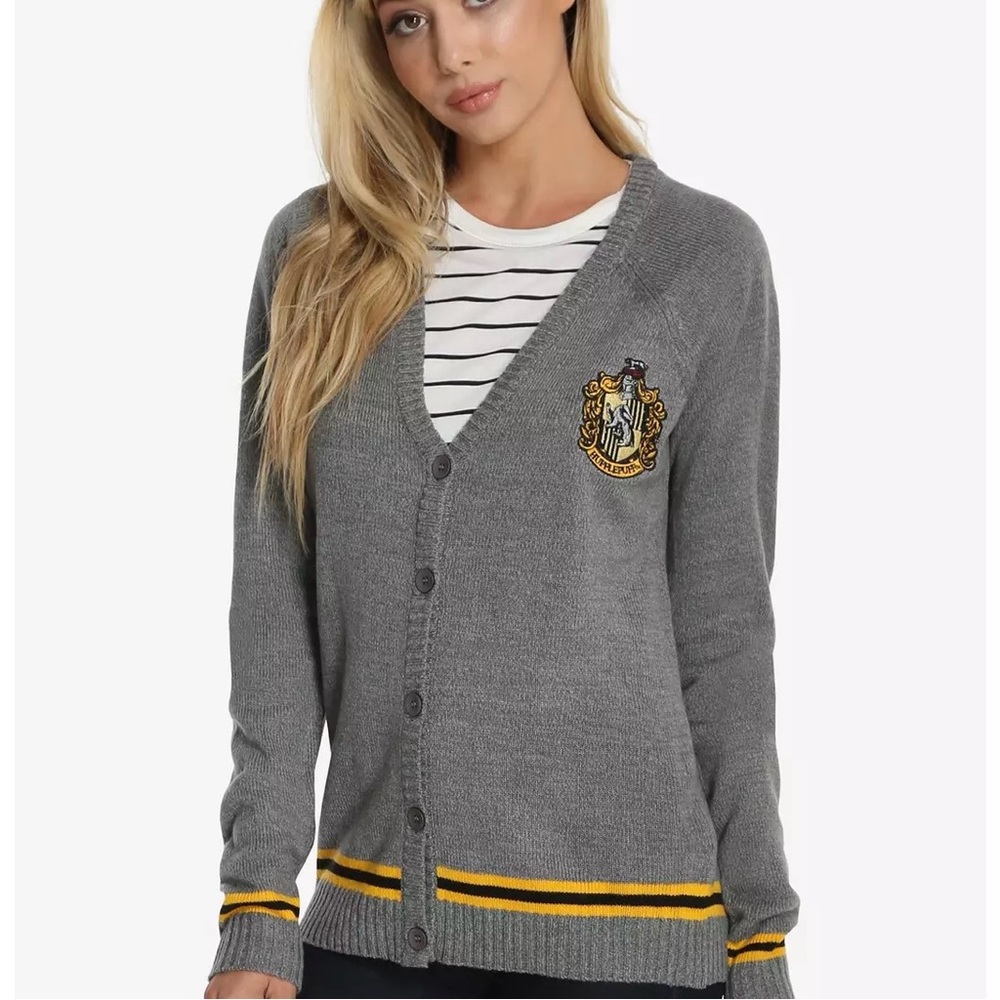 Hufflepuff Cardigan Sweater